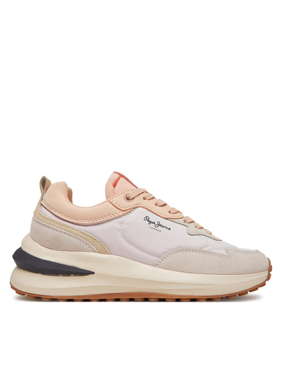 Damskie Sneakersy Pepe Jeans, Rozmiar 37, Beżowe, PLS60044