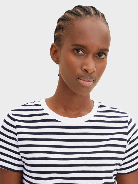 Tom Tailor Denim Tom Tailor Denim T-Shirt 1035867 Czarny Boxy Fit