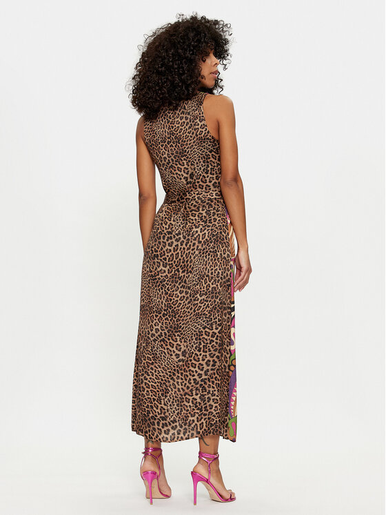 LOLA CASADEMUNT LOLA CASADEMUNT Sukienka codzienna MS2416029 28N Kolorowy Regular Fit