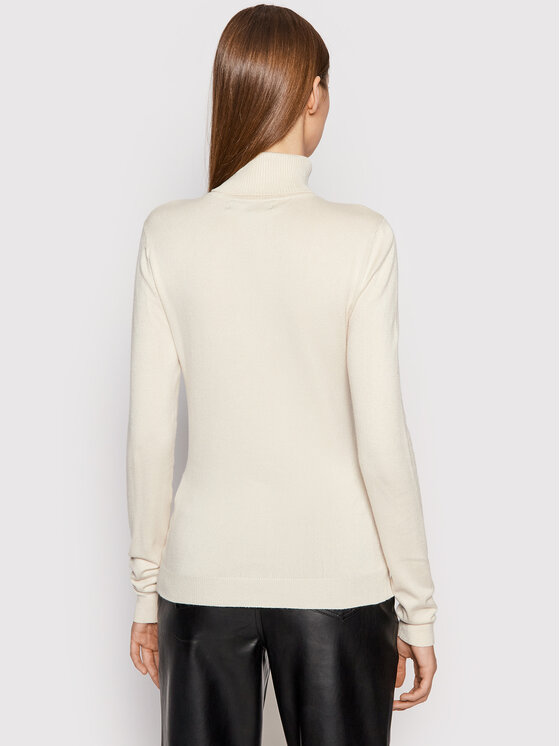Vero Moda Vero Moda Rollkragenpullover Glory 10231630 Écru Slim Fit