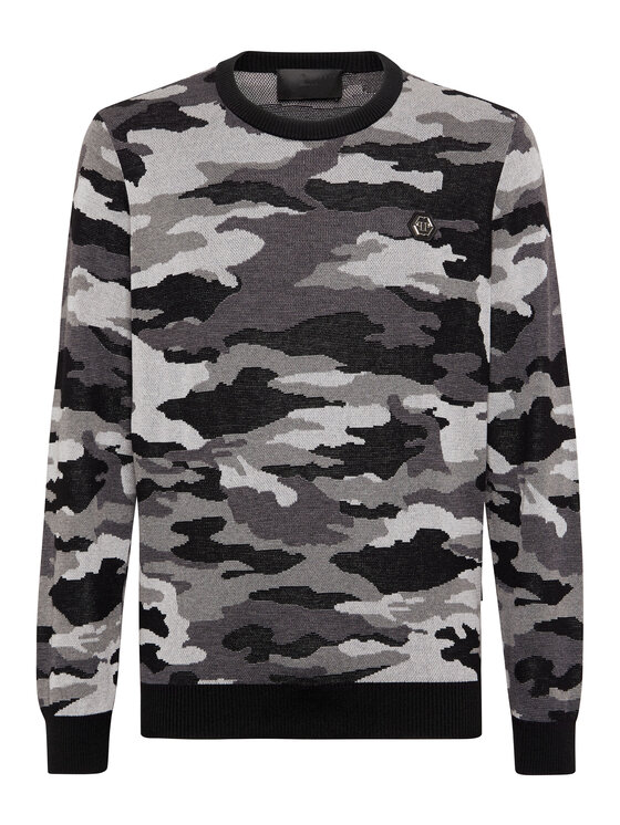 PHILIPP PLEIN PHILIPP PLEIN S dlouhým rukávem 14859 Černá Regular Fit