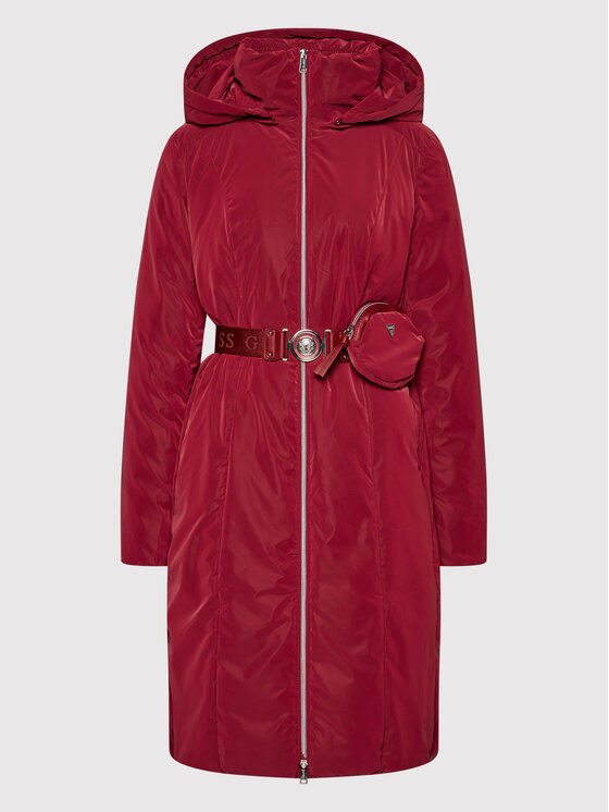 Guess Guess Zimní bunda Bella W1BL20 WE4D2 Červená Slim Fit