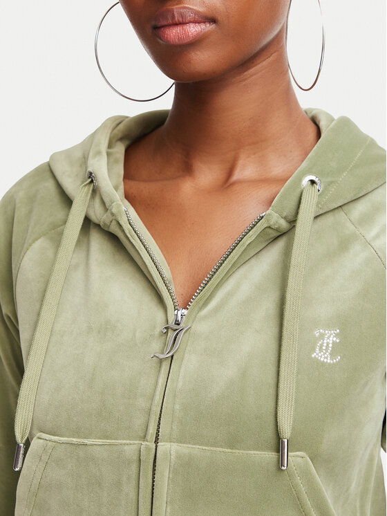 Juicy Couture Juicy Couture Sweatshirt Madison  JCWA122001 Dunkelgrün Slim Fit