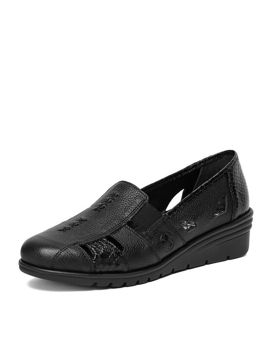 Rieker Rieker Pantofi L5358-00 Negru