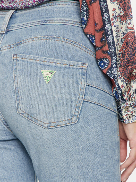 Guess Guess Teksad W4YA34 D52U0 Sinine Skinny Fit