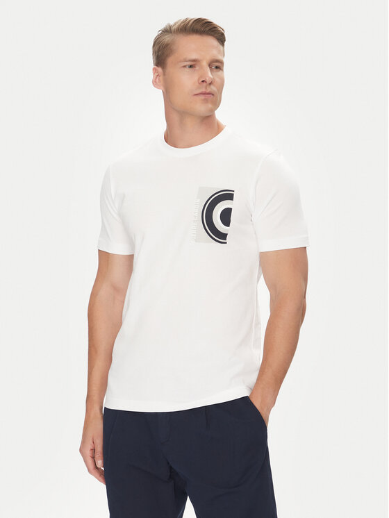 Pierre Cardin Męski T-Shirt, rozmiar XL, Biały, C5 21460.2120