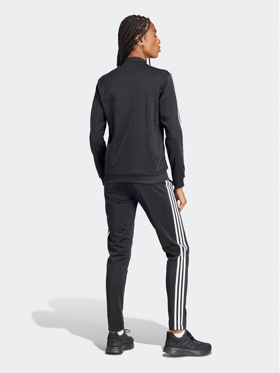 adidas adidas Treniņtērps Essentials 3-Stripes IJ8781 Melns Slim Fit
