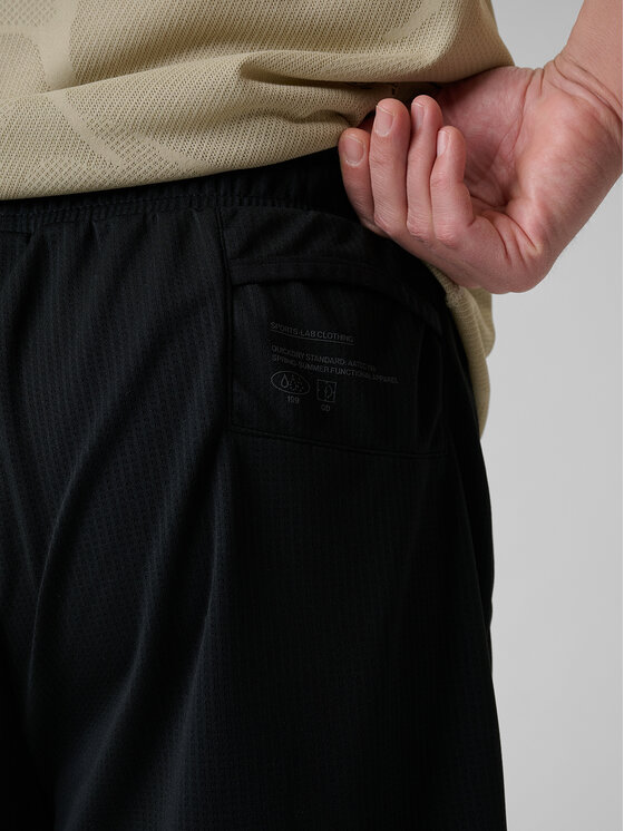 4F 4F Szorty sportowe ATHLETIC Czarny Regular Fit