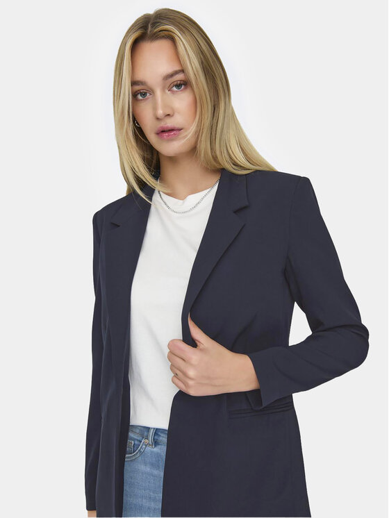 ONLY ONLY Marynarka Astrid 15310964 Granatowy Regular Fit
