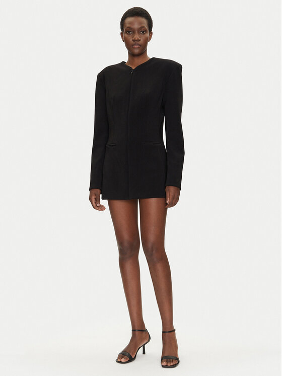 NORMA KAMALI NORMA KAMALI Сако KK4244PLG86001 Черен Regular Fit