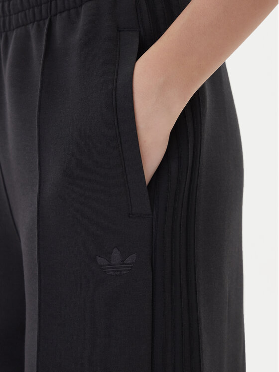 adidas adidas Долнище анцуг adicolor Spacer 3-Stripes JV7500 Черен Wide Leg