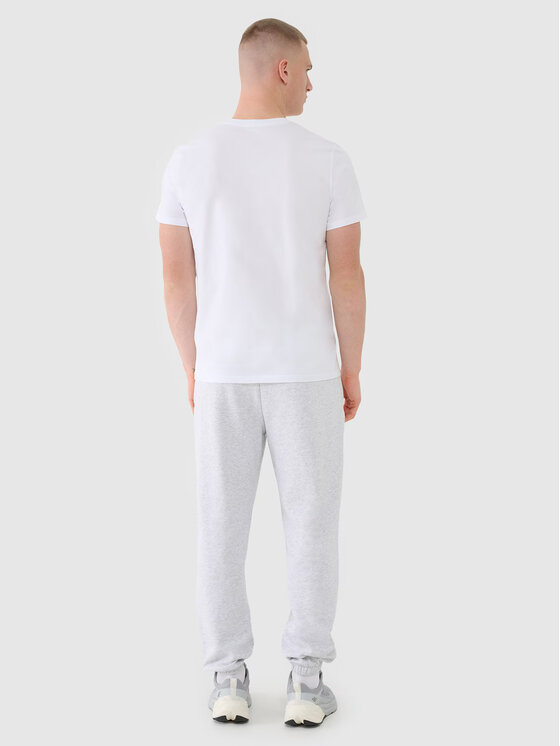 4F 4F Παντελόνι φόρμας 4FWMM00TTROM1139 Ανοιχτό γκρι Regular Fit