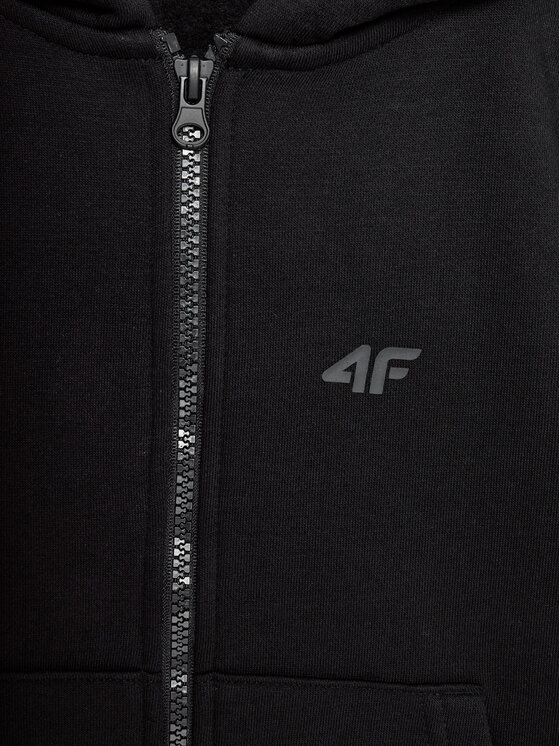 4F 4F Μπλούζα 4FJWMM00TSWSF1315 Μαύρο Regular Fit