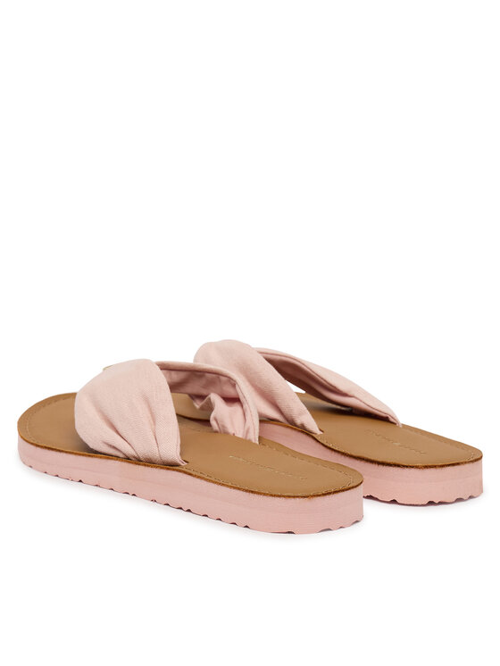 Tommy Hilfiger Tommy Hilfiger Zehentrenner Th Ltr Footbed Summer Sandal FW0FW09194 Rosa