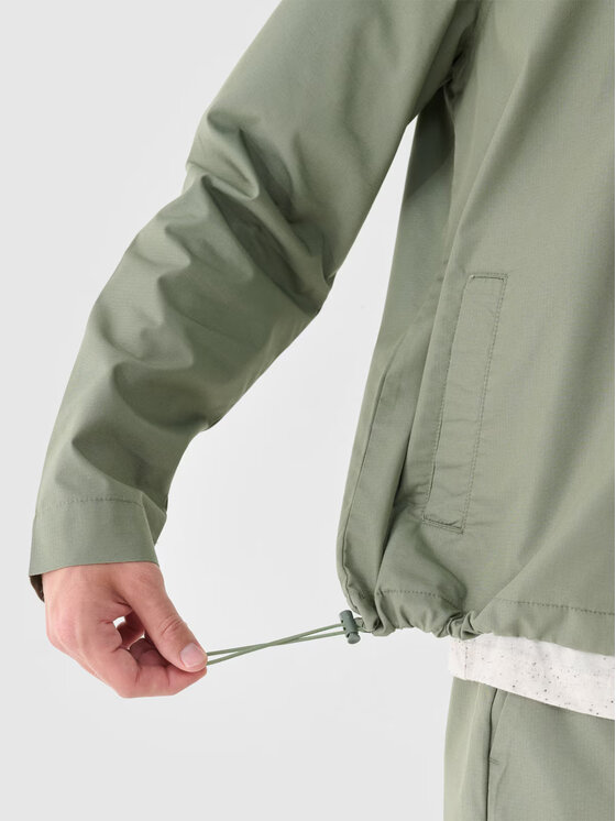 4F 4F Bunda pro přechodné období 4FRSS24TTJAM0887-44S Zelená Regular Fit
