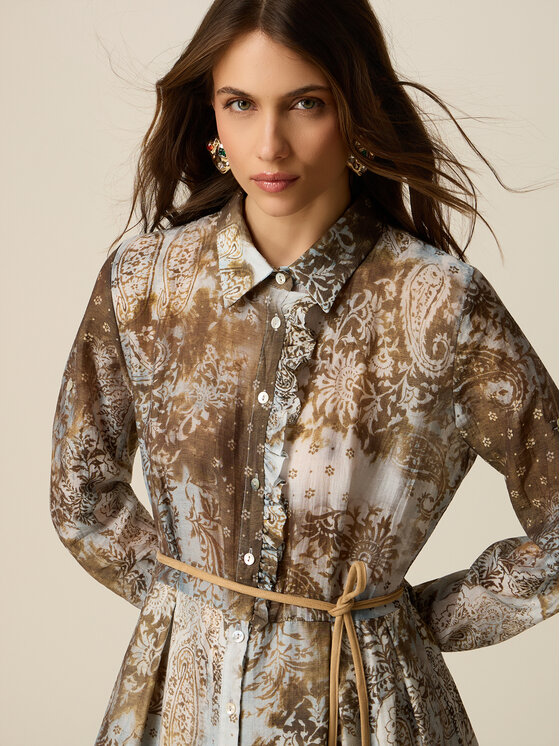 Oltre Oltre Abito da sera 700FR005169N0S5 Marrone Regular Fit