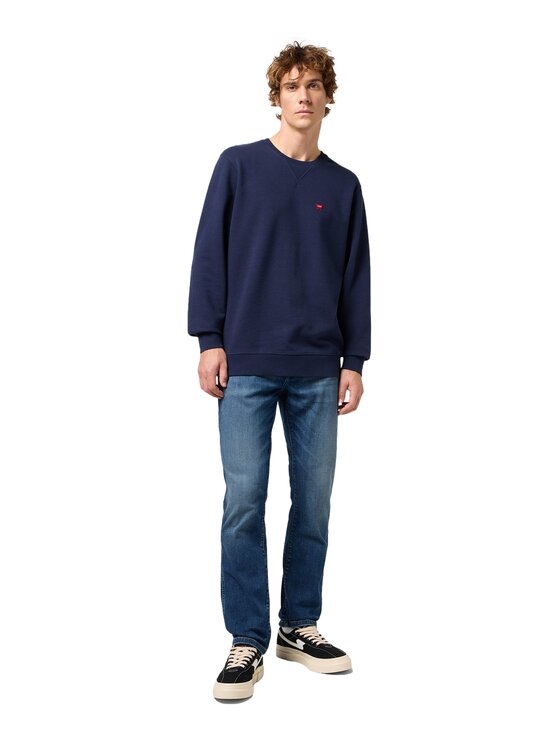 Wrangler Wrangler Bluza 112382355 Granatowy Regular Fit