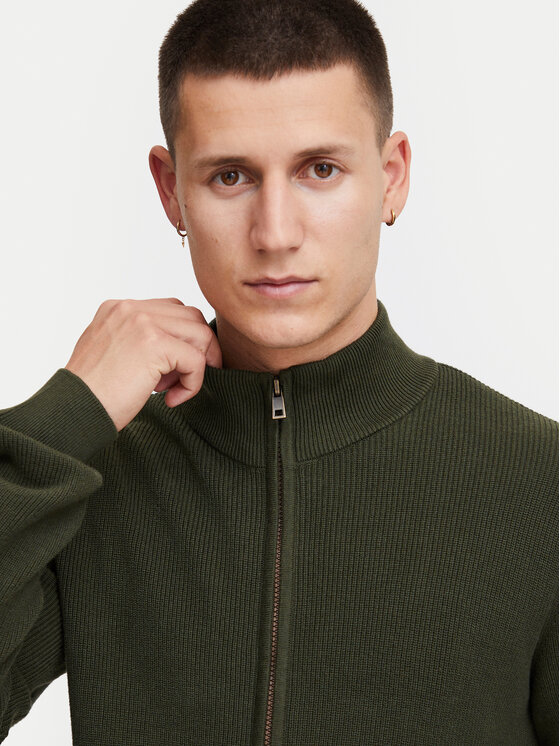 Blend Blend Sveter 20716265 Zelená Regular Fit