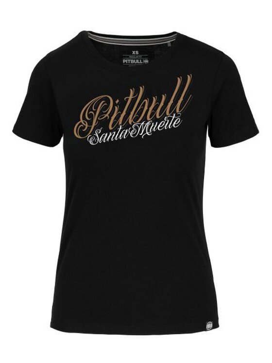 PITBULL PITBULL T-Shirt SANTA MUERTE Czarny Regular Fit