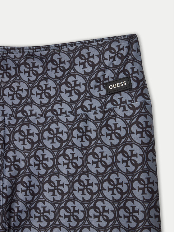 Guess Guess Leggings J5RB03 MC01P Crna Regular Fit