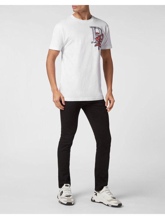 PHILIPP PLEIN PHILIPP PLEIN T-Shirt 15301 Bílá Regular Fit