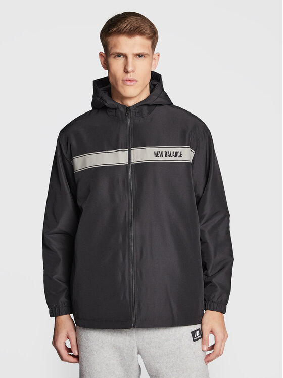 New Balance New Balance Demisezoninė striukė MJ23901 Juoda Relaxed Fit