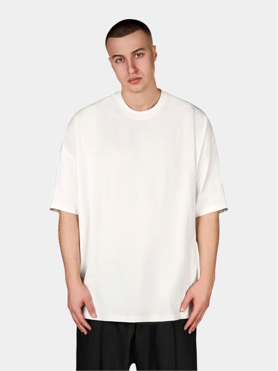 MADE BY SOCIETY MADE BY SOCIETY Ścierka Tricou Rust Artifact - T17210 Biały Basic Fit