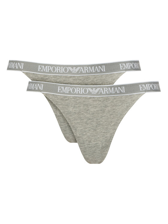 Emporio Armani Underwear Emporio Armani Underwear Stringų komplektas EW000405 AF19026 M8194 Pilka