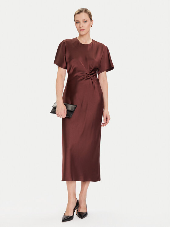 Rinascimento Rinascimento Coctailkleid CFC0125718003 Braun Regular Fit
