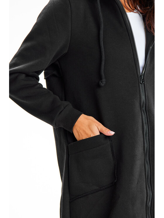 Infinite You Infinite You Mikina M334 Černá Basic Fit
