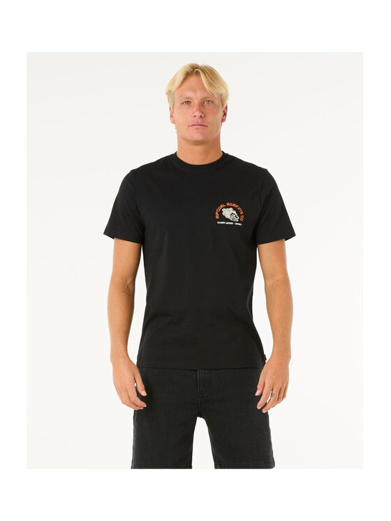 Rip Curl Rip Curl T-Shirt Desti Animals Tee Czarny Standard Fit