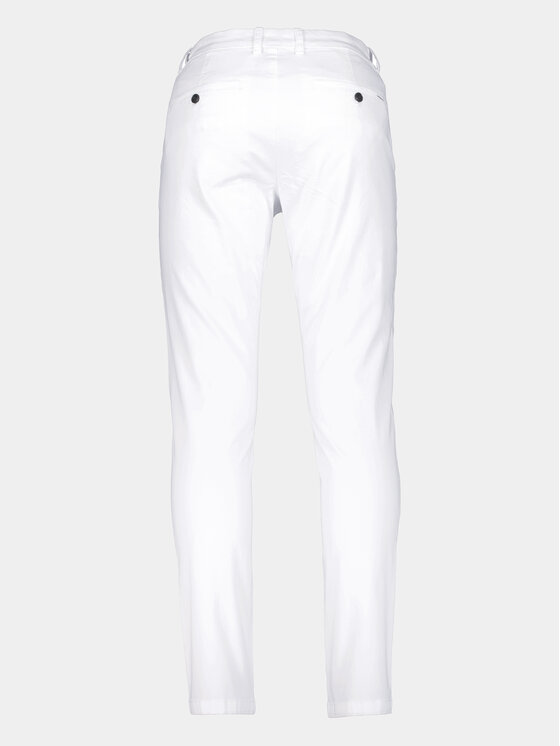 Lindbergh Lindbergh Chino kalhoty 30-005044 Bílá Slim Fit