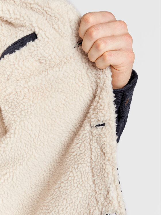 Wrangler Wrangler Giacca di transizione Sherpa W4MS88114 112320904 Blu scuro Regular Fit