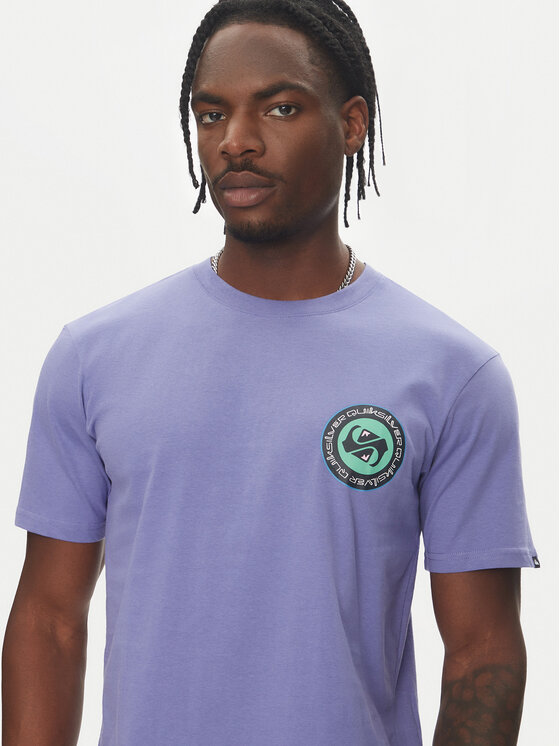 Quiksilver Quiksilver T-Shirt Circle Back Ss EQYZT08054 Violett Regular Fit