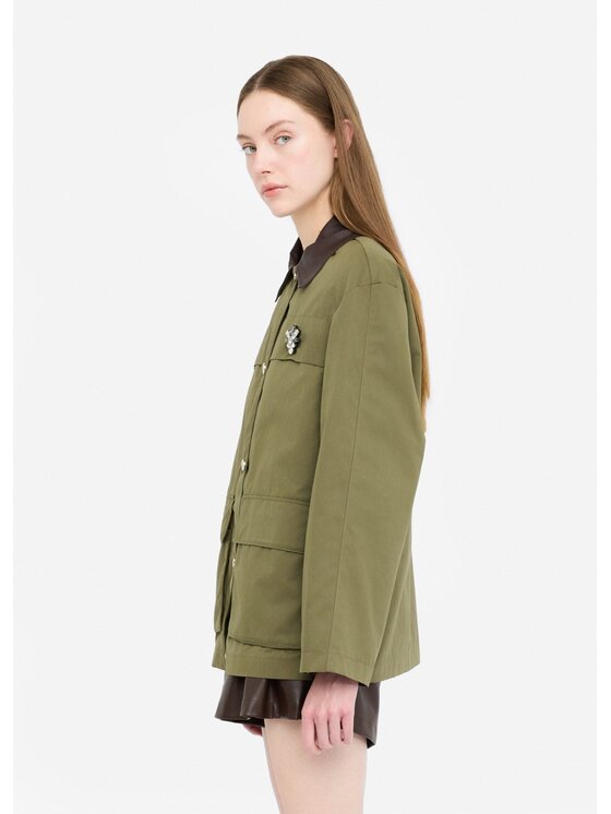 Liu Jo Liu Jo Giacca da donna MF5082T108A90512 Verde Regular Fit