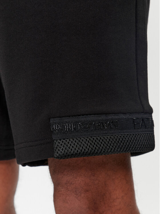 EA7 Emporio Armani EA7 Emporio Armani Športne kratke hlače 3DPS73 PJEQZ 0200 Črna Regular Fit