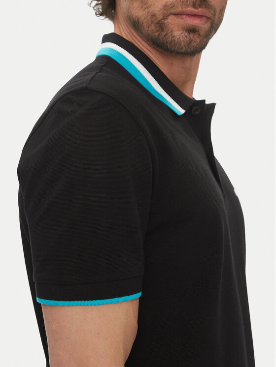 BOSS BOSS Poloshirt Paddy Ap Heritage 50538101 Schwarz Regular Fit