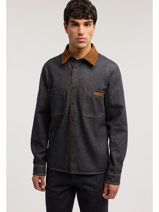 Trussardi Trussardi Płaszcz zimowy R4028000020N0DO Niebieski Regular Fit