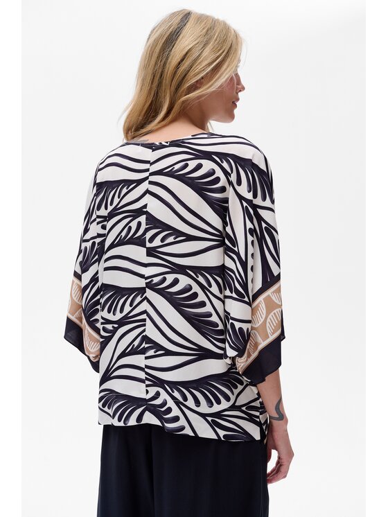 blue shadow blue shadow Bluzka Skala Czarny Regular Fit