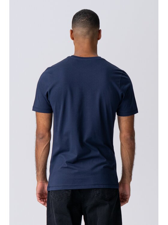 TeeShoppen TeeShoppen T-Shirt 'Basic Collection' Granatowy Regular Fit