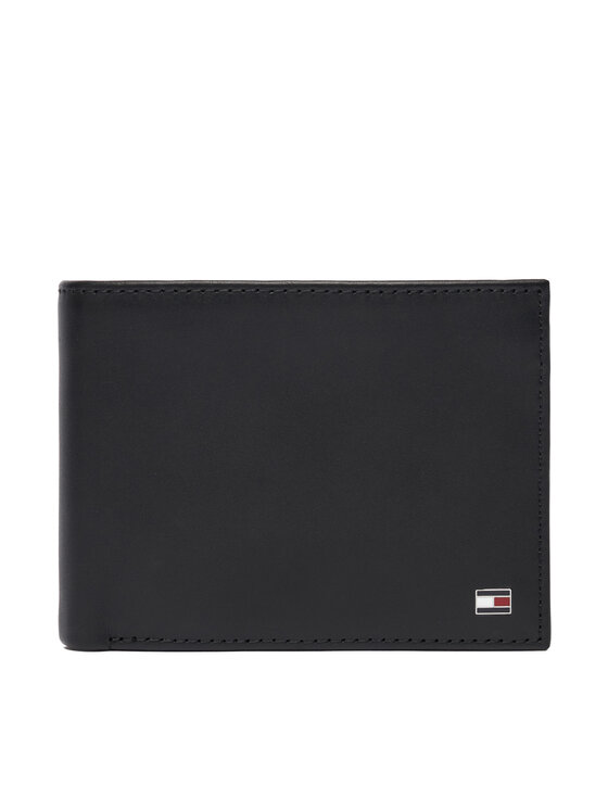 Tommy Hilfiger Tommy Hilfiger Zestaw portfel i brelok Gp Eton Cc And Coin Pckt Keyfob AM0AM07931 Czarny