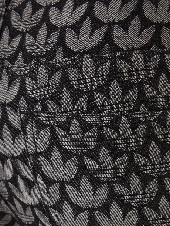adidas adidas Jeansy Monogram KC6380 Šedá Loose Fit
