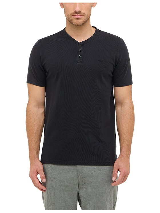 Mustang Mustang T-Shirt Style Austin Czarny Regular Fit