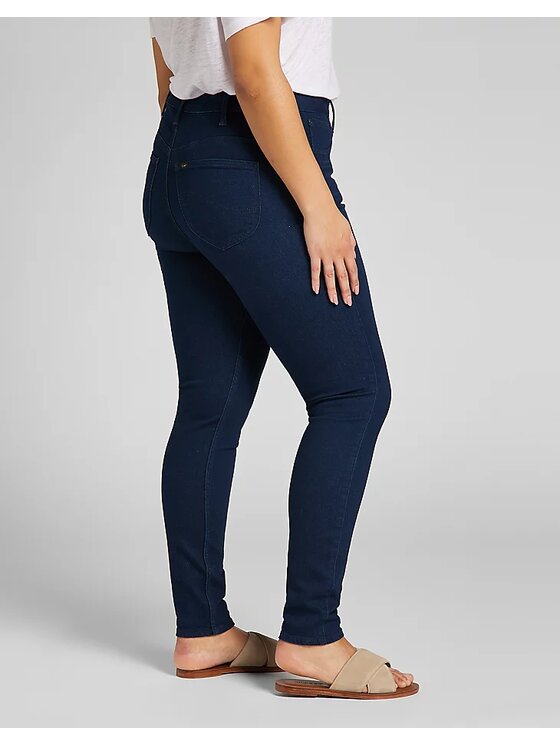 Lee Lee Jeansy SCARLETT HIGH Niebieski Skinny Fit