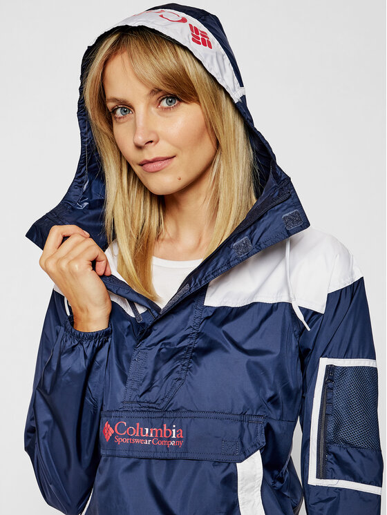 Columbia Columbia Μπουφάν για τρέξιμο Challenger 1870951 Σκούρο μπλε Regular Fit
