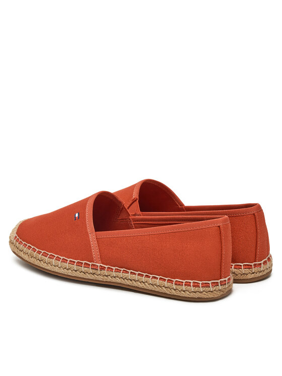 Tommy Hilfiger Tommy Hilfiger Espadrile Flag Canvas Espadrille FW0FW08541 Roșu