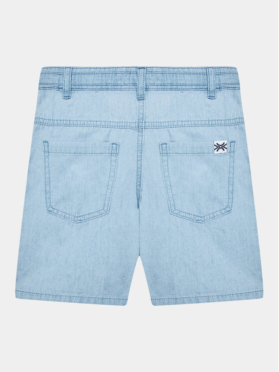United Colors Of Benetton United Colors Of Benetton Auduma šorti 4DHJG901B Zils Regular Fit