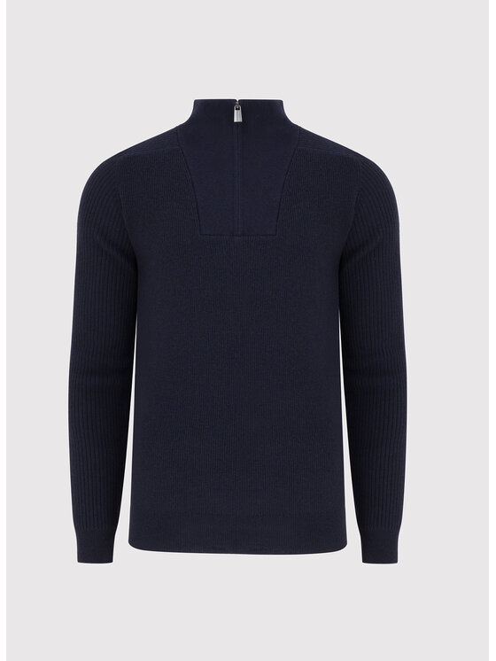 Pako Lorente Pako Lorente Sweter P25WP-2X-011 Granatowy Classic Fit