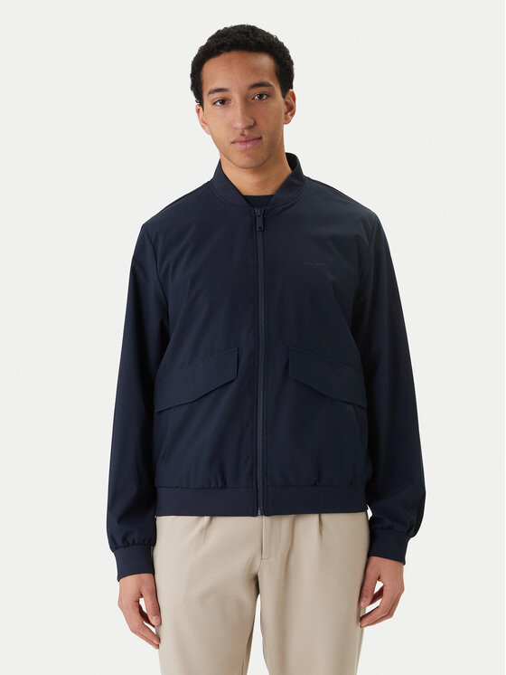 Calvin Klein Calvin Klein Μπόμπερ μπουφάν LV04LF506G Σκούρο μπλε Regular Fit