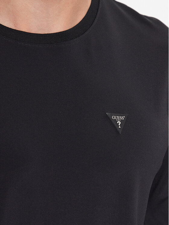Guess Guess T-Shirt M3YI39 KBS60 Μαύρο Slim Fit
